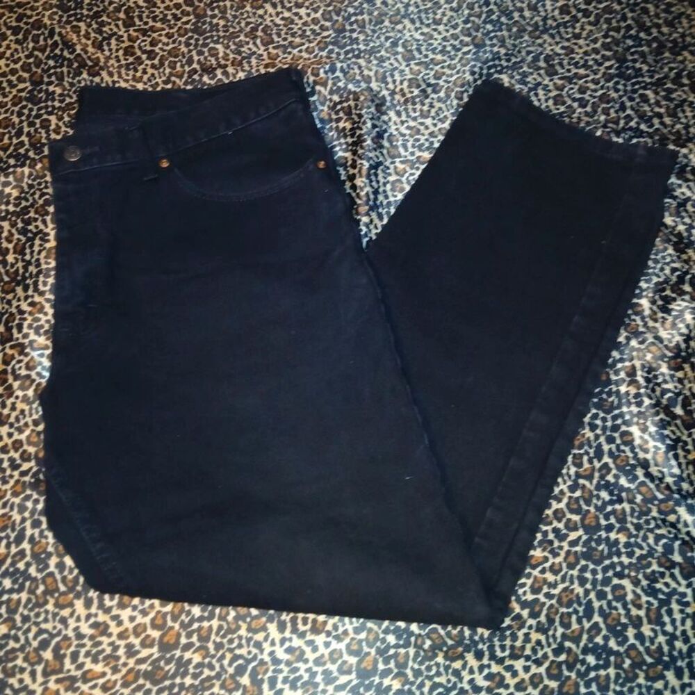 Men's Lee Black Denim Jeans size 38x30**